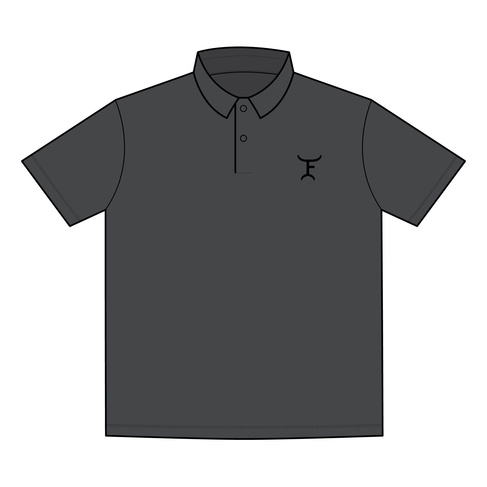 Mens Polo Graphite