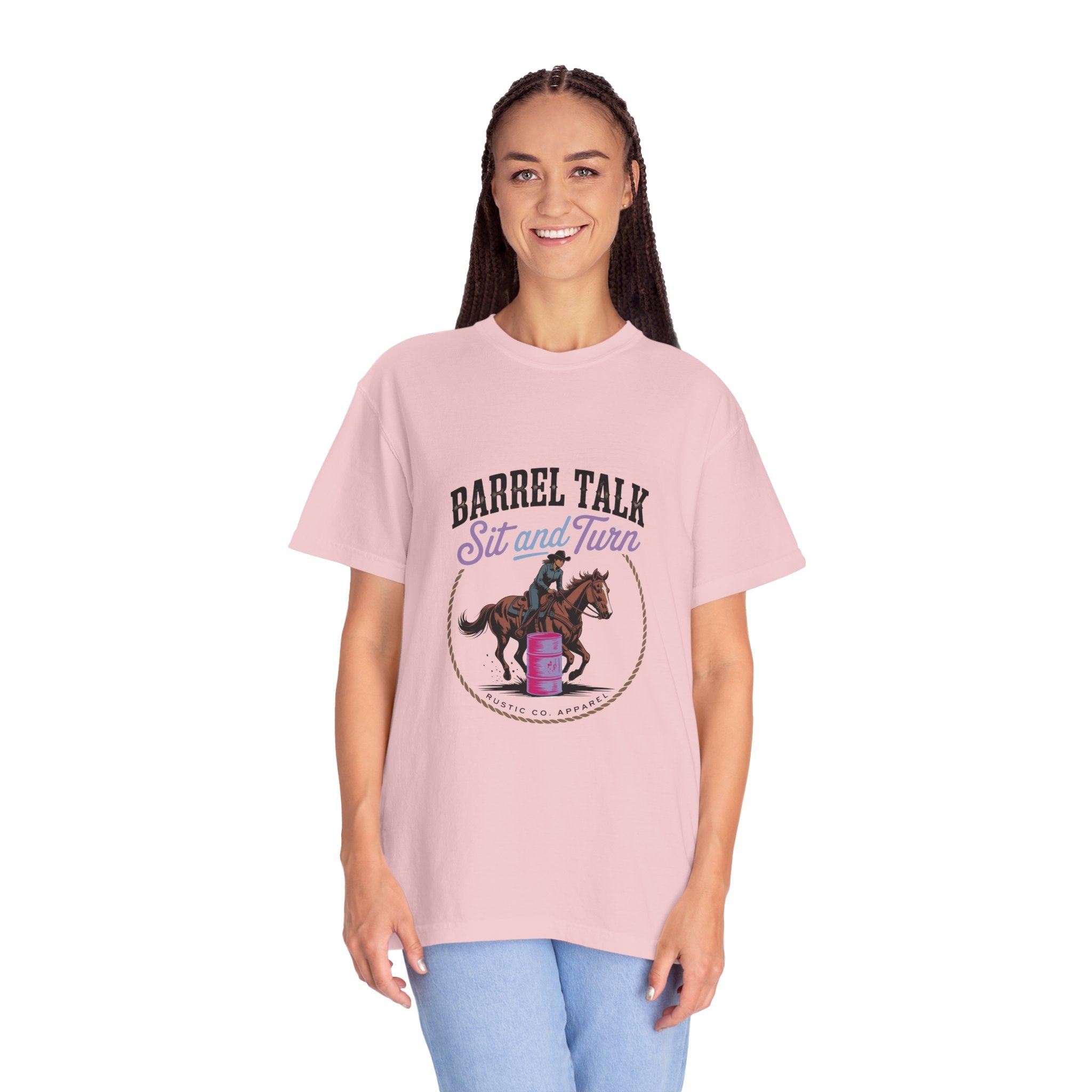 Barrel Talk ‘Sit and Turn’ Barrel Racing T-Shirt