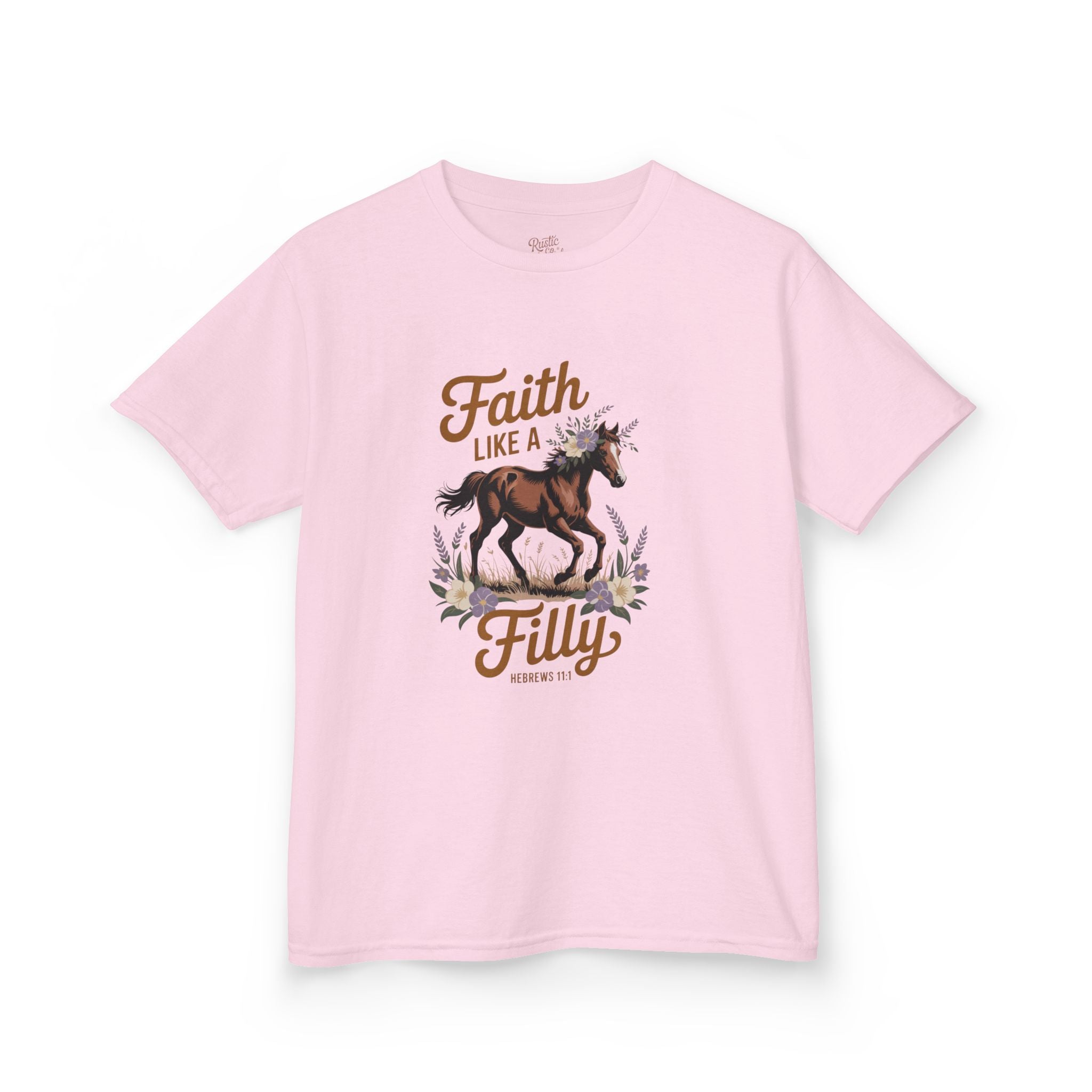 Faith Like a Filly Youth T‑Shirt