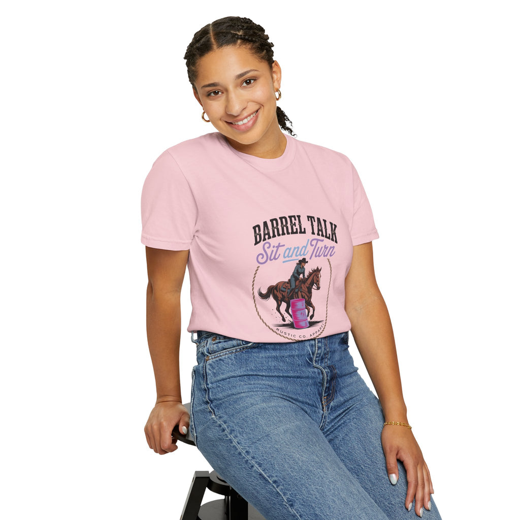 Barrel Talk ‘Sit and Turn’ Barrel Racing T-Shirt