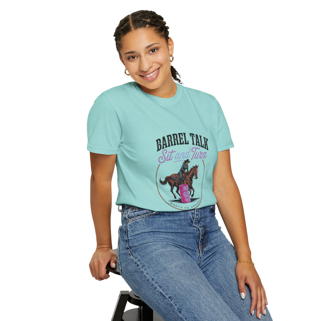 Barrel Talk ‘Sit and Turn’ Barrel Racing T-Shirt