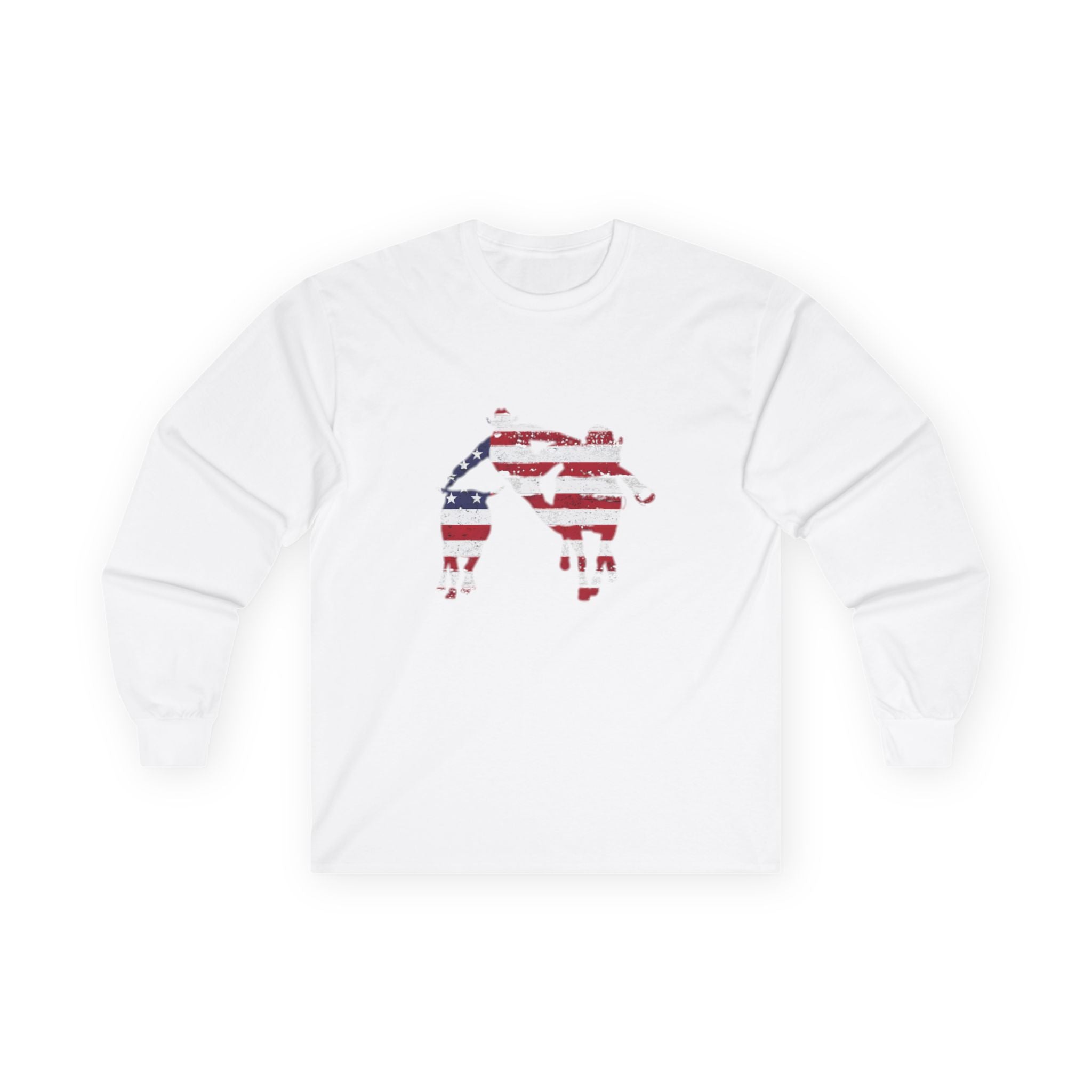 American Steer Wrestling Long Sleeve