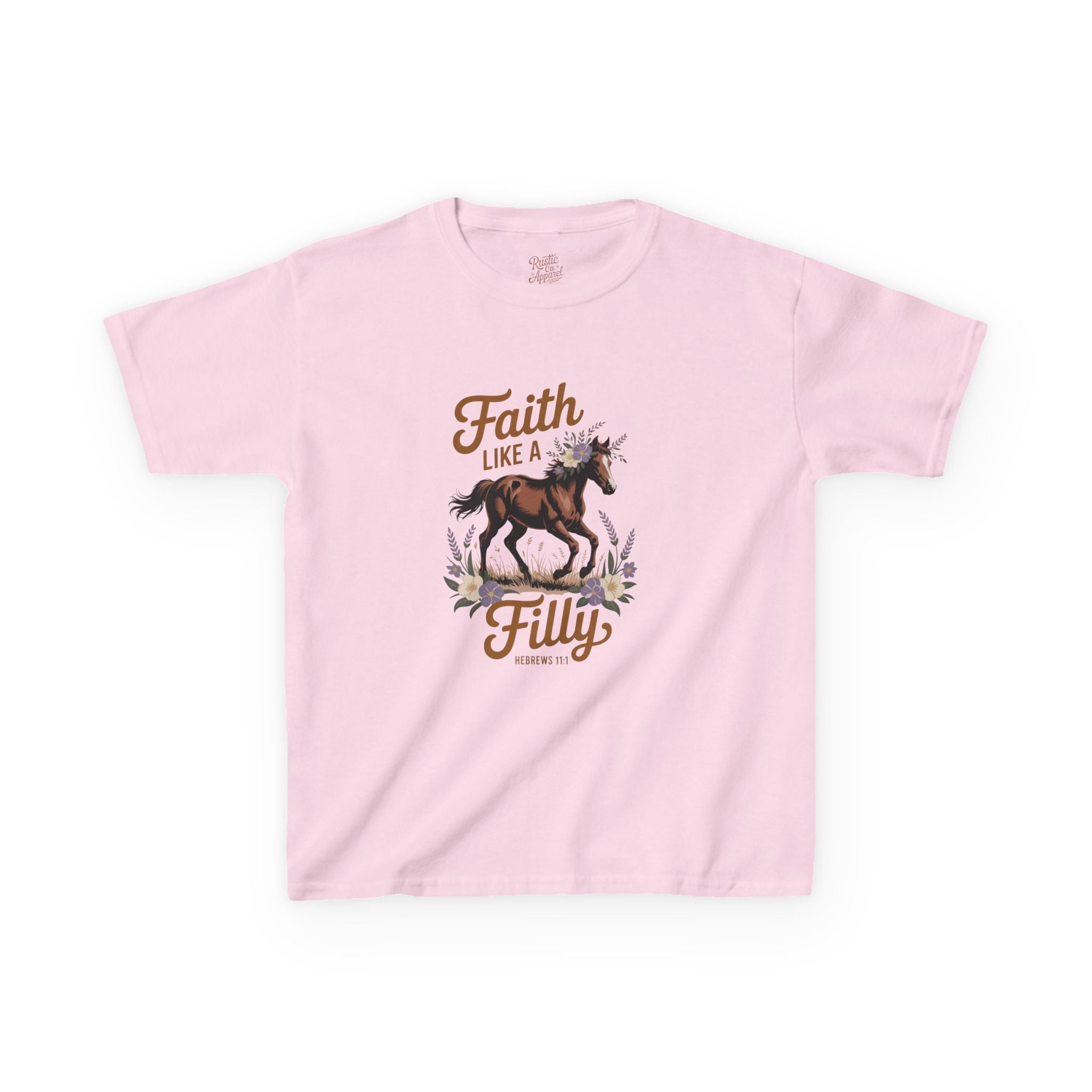 Faith Like a Filly Youth T‑Shirt