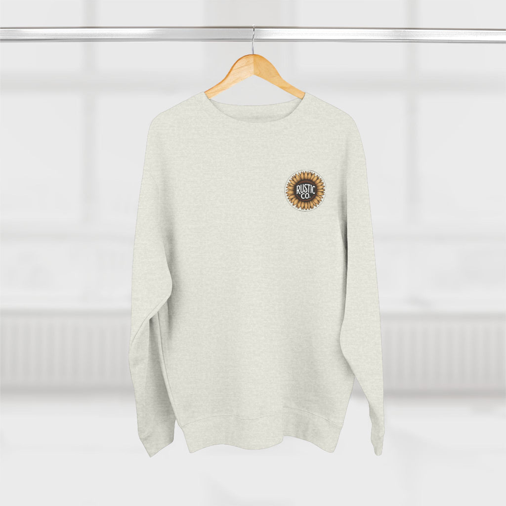He plants. She plants. God gives the increase Crewneck